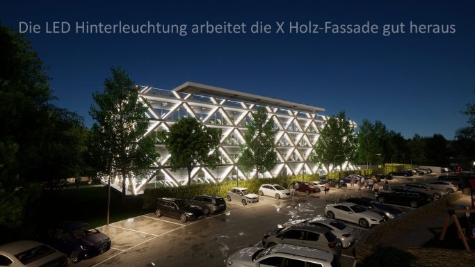LED Fassade Hagen Vorhalle 